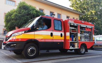 Slávnostné prevzatie hasičského automobilu IVECO DAILY