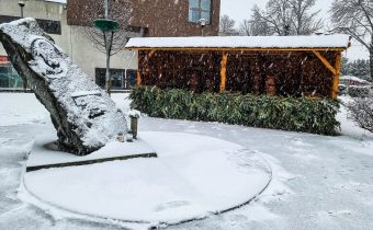 Sneženie v našej obci